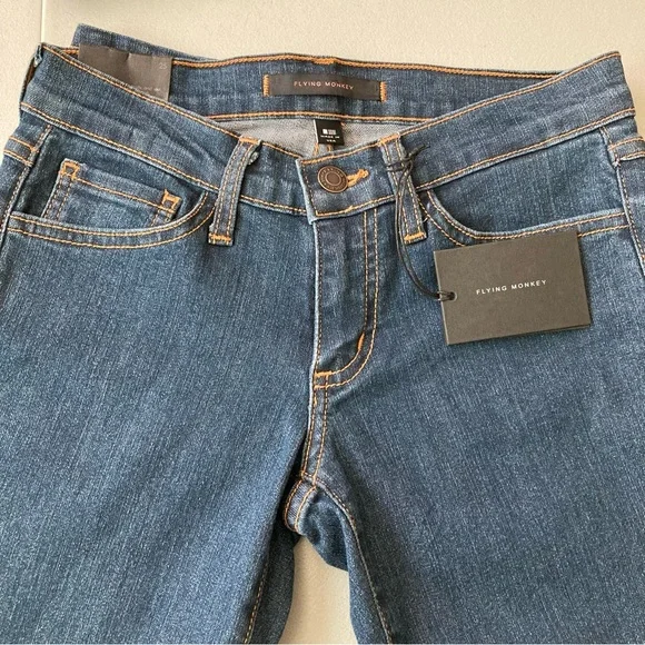 Flying Monkey Skinny Blue Jeans | Style # L7317M & Cut #759A | NWT - Picture 4 of 10